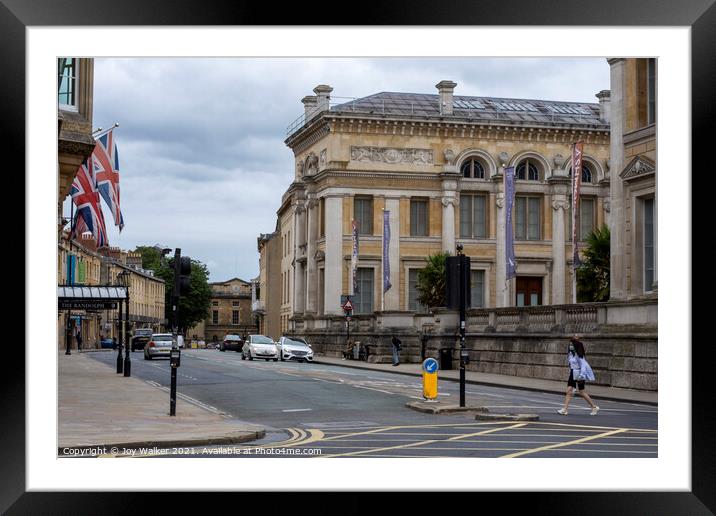 A view of the Ashmolean Museum, Oxford, England, UK Framed Mounted Print by Joy Walker