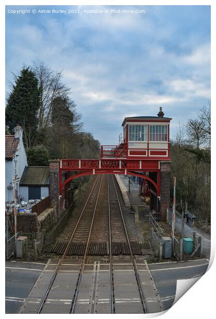 Wylam railway bridge  Print by Aimie Burley