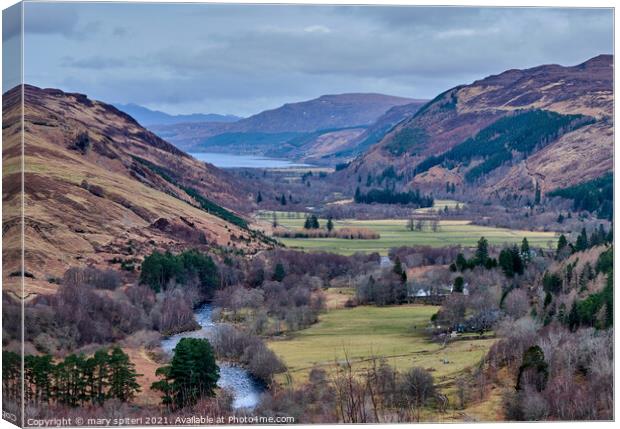 Corrieshalloch Gorge Viewpoint, Ullapool Canvas Print by mary spiteri