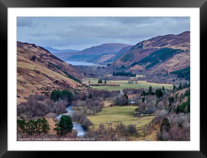 Corrieshalloch Gorge Viewpoint, Ullapool Framed Mounted Print by mary spiteri