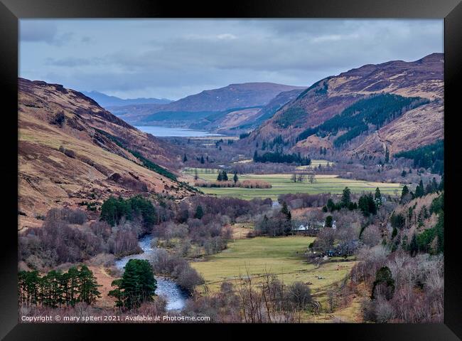 Corrieshalloch Gorge Viewpoint, Ullapool Framed Print by mary spiteri