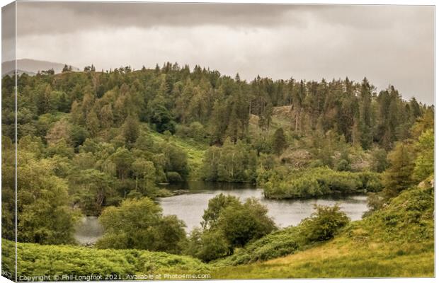 Tarn Hows South Lakes Cumbria  Canvas Print by Phil Longfoot