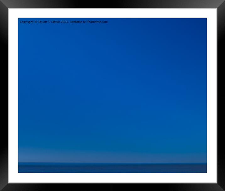 All the blues Framed Mounted Print by Stuart C Clarke