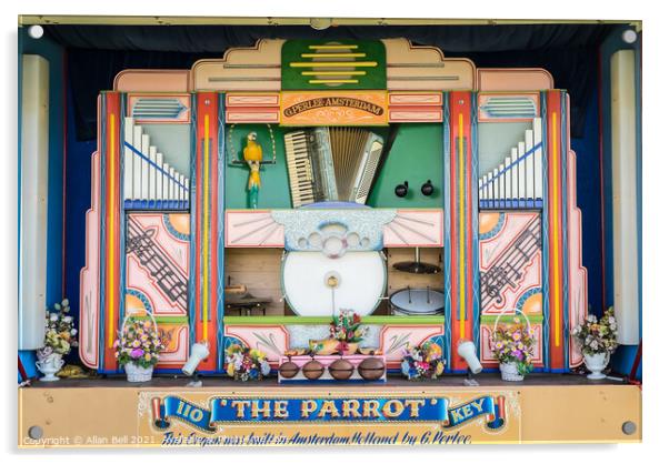 Fairground Organ Display Acrylic by Allan Bell