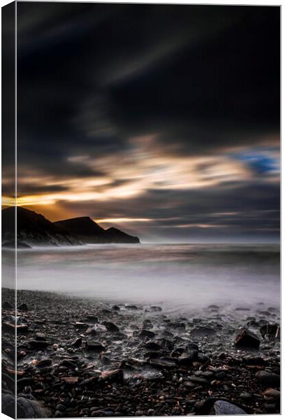 Crackington Haven, Cornwall Canvas Print by Maggie McCall