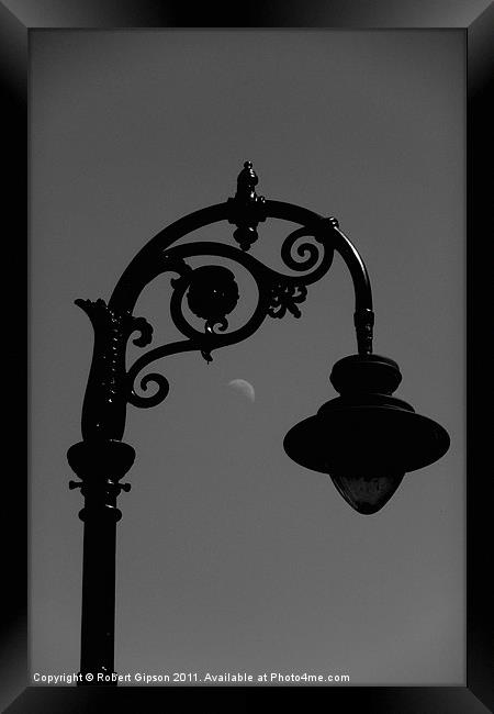 Lamp post Framed Print by Robert Gipson