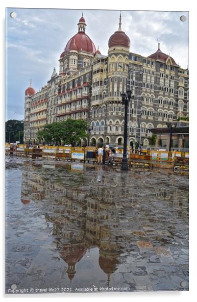 Mumbai pictures Acrylic by travel life27