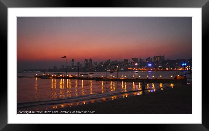 Magical place in Mumbai  Framed Mounted Print by travel life27