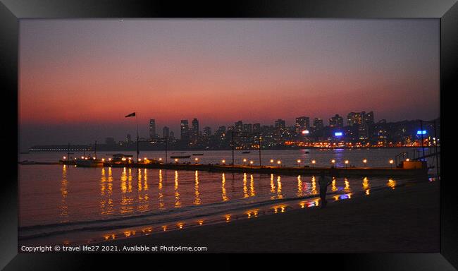 Magical place in Mumbai  Framed Print by travel life27