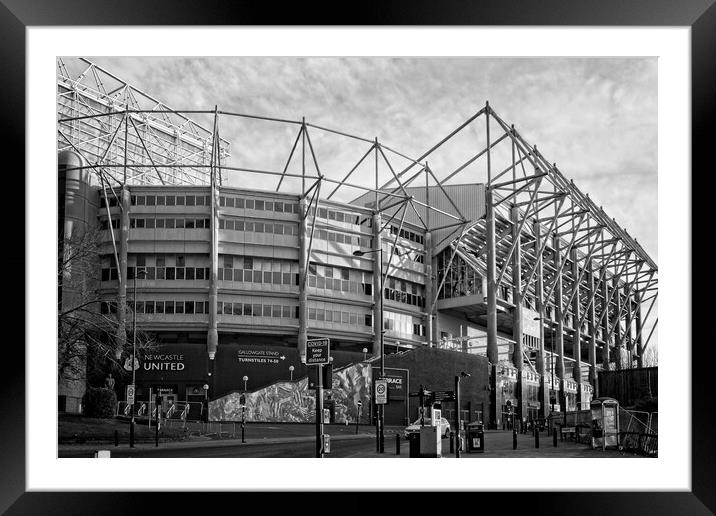 St James Park, Newcastle Framed Mounted Print by Rob Cole