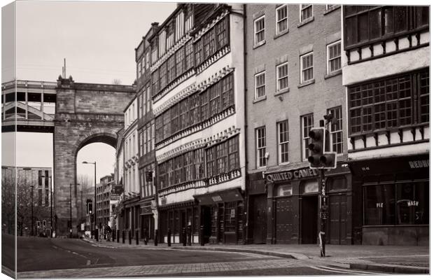 Bessie Surtees House, Sandhill, Newcastle Canvas Print by Rob Cole