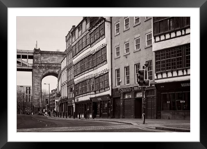 Bessie Surtees House, Sandhill, Newcastle Framed Mounted Print by Rob Cole