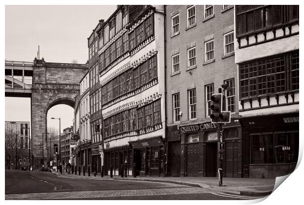 Bessie Surtees House, Sandhill, Newcastle Print by Rob Cole