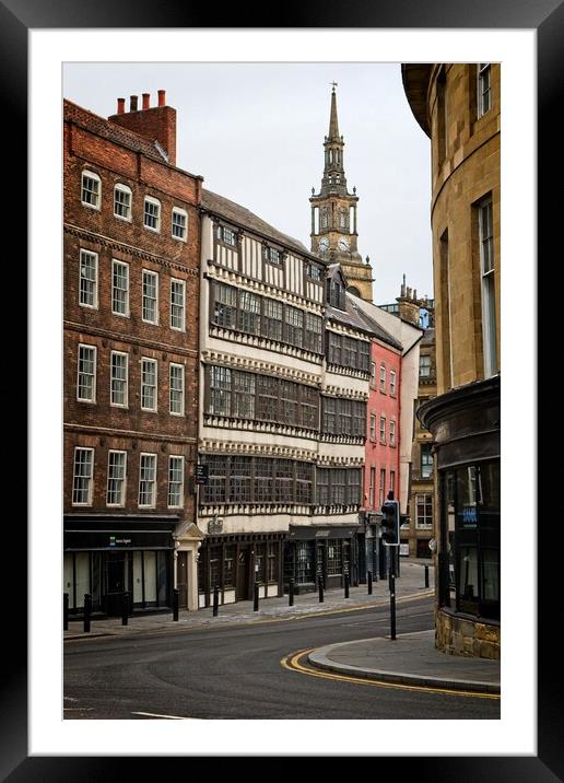 Bessie Surtees House, Sandhill, Newcastle Framed Mounted Print by Rob Cole