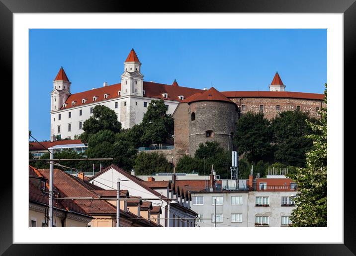 Bratislava Castle in Slovakia Framed Mounted Print by Artur Bogacki