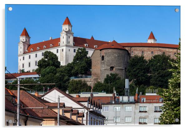 Bratislava Castle in Slovakia Acrylic by Artur Bogacki