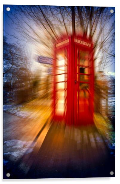 Phone box Acrylic by Bill Allsopp