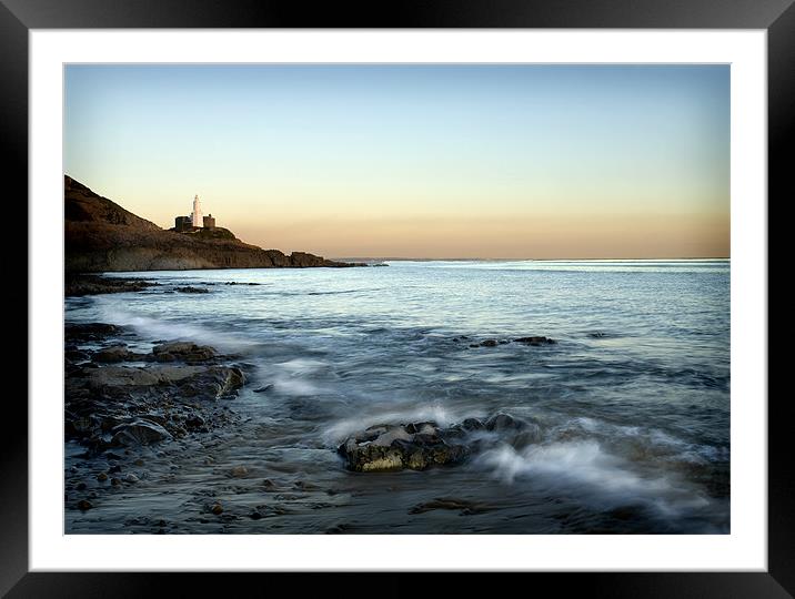 BRACELET BAY SWANSEA Framed Mounted Print by Anthony R Dudley (LRPS)
