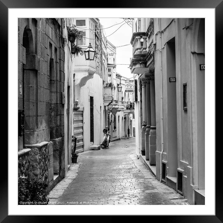 Victoria Street in Gozo, Malts Framed Mounted Print by Travel and Pixels 