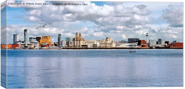 Liverpool Panorama Canvas Print by Frank Irwin