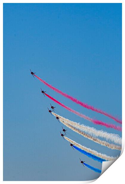 Red arrows Print by Brett Taylor