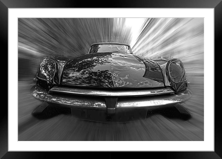 Citroen Blur! Framed Mounted Print by Nathan Wright