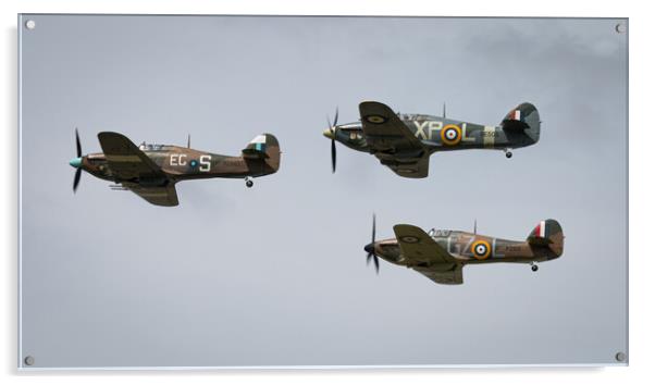 Hawker Hurricanes Acrylic by J Biggadike