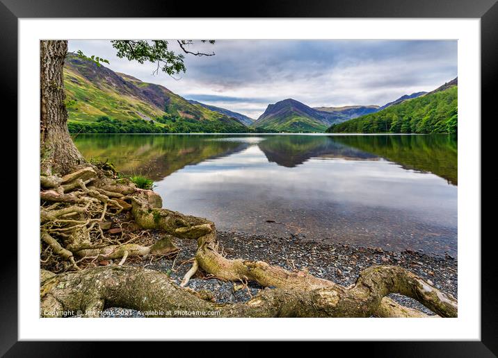 Buttermere -  Lake District Framed Mounted Print by Jim Monk