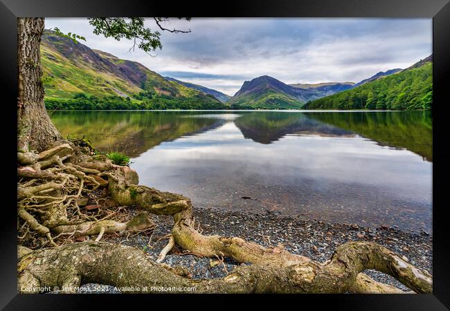 Buttermere -  Lake District Framed Print by Jim Monk