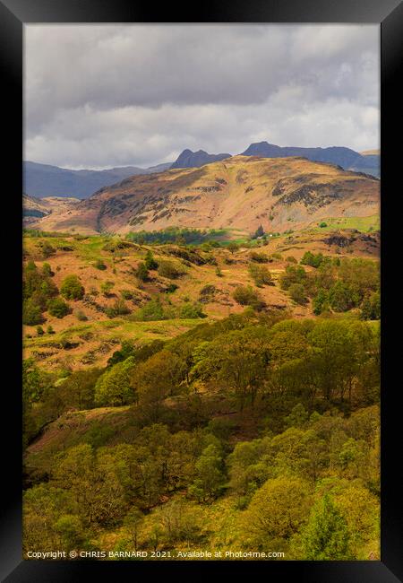 The Lake District Framed Print by CHRIS BARNARD