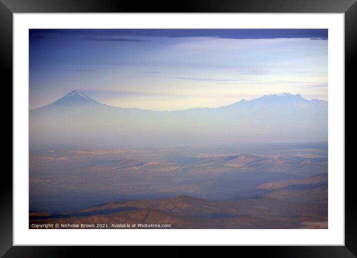 Outdoor mountain Framed Mounted Print by Nicholas Brown