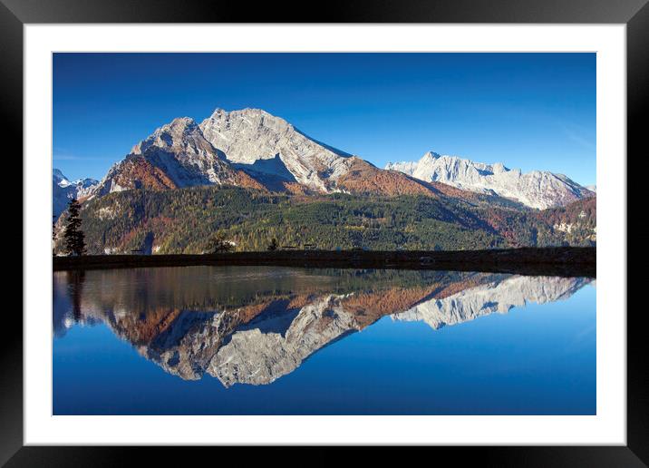 Mount Watzmann in Bavaria Framed Mounted Print by Arterra 