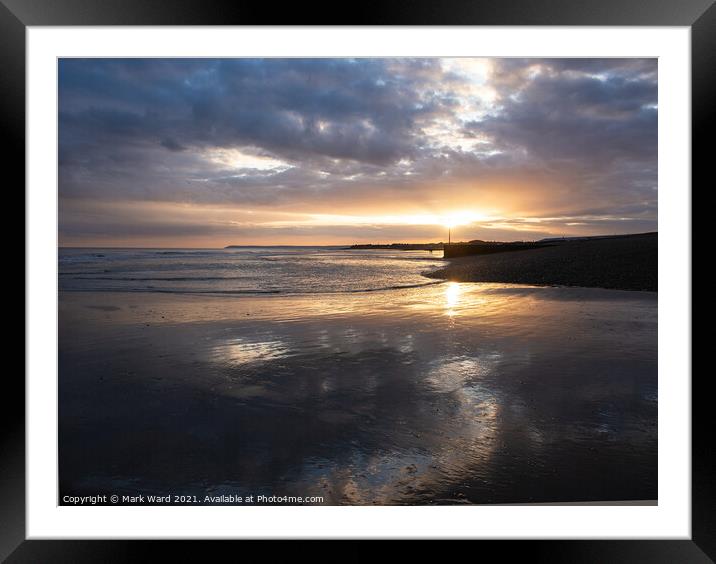 And Breathe Out. Framed Mounted Print by Mark Ward