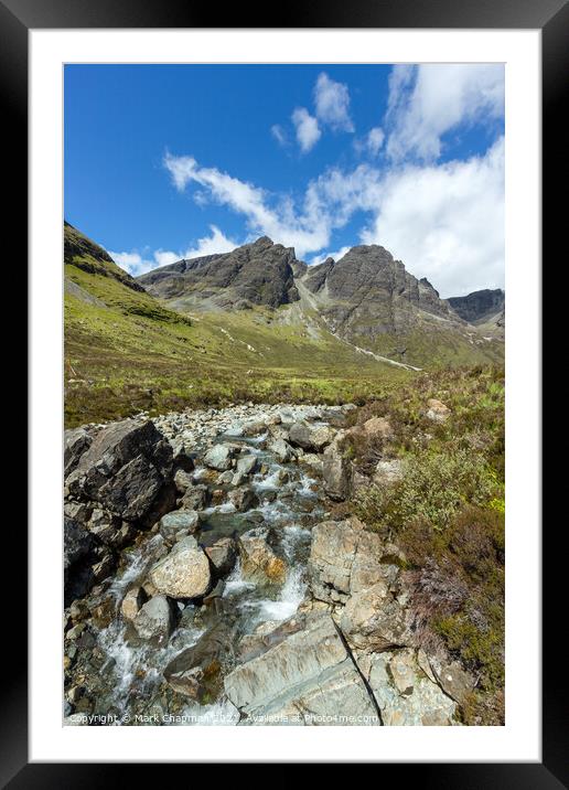 Blaven in the Black Cuillin Mountains on the Isle of Skye, Scotland Framed Mounted Print by Photimageon UK