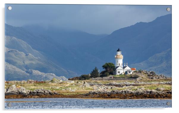 Eilean Sionnach Lighthouse, Isle Ornsay, Skye, Scotland Acrylic by Photimageon UK