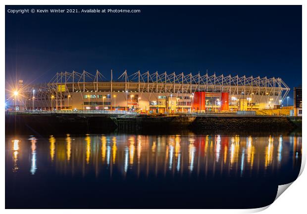 Riverside Stadium Print by Kevin Winter