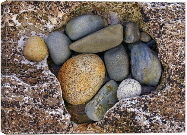 Trapped pebbles Canvas Print by Photimageon UK