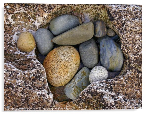 Trapped pebbles Acrylic by Photimageon UK