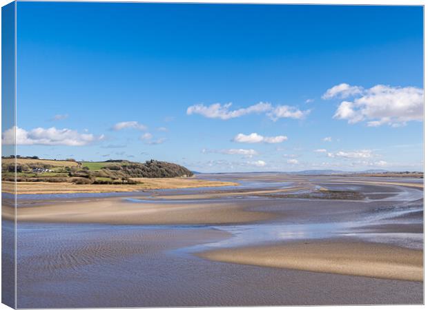 Laugharne - Dylan's View. Canvas Print by Colin Allen