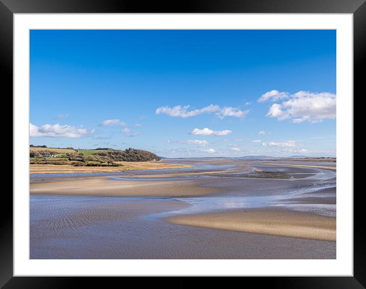 Laugharne - Dylan's View. Framed Mounted Print by Colin Allen