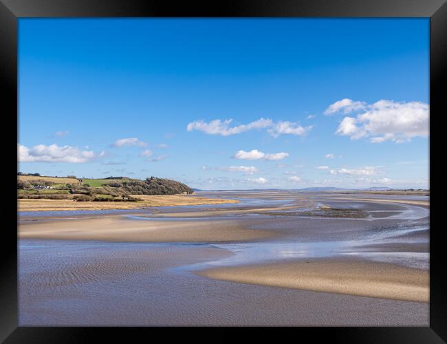Laugharne - Dylan's View. Framed Print by Colin Allen