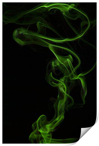 Smoke Trails Print by Steve Purnell