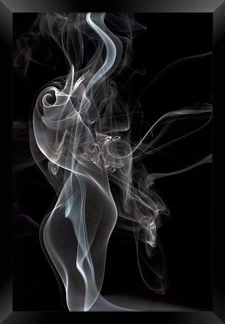 Smoke Trails Framed Print by Steve Purnell