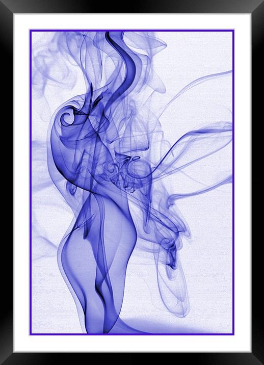 Smoke Trails Framed Mounted Print by Steve Purnell