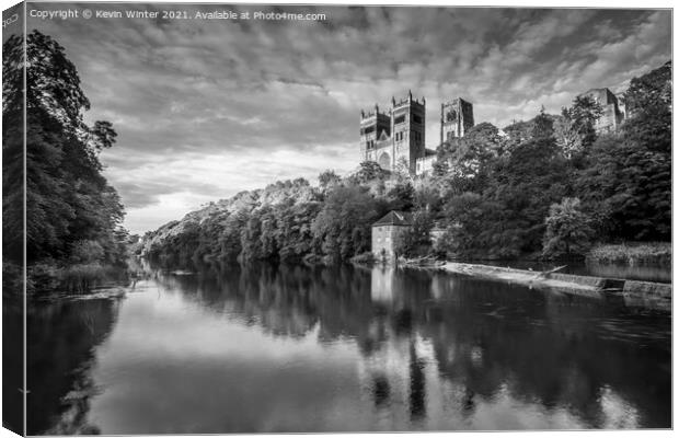 Durham Riverside Canvas Print by Kevin Winter