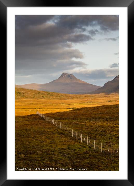 Stac Pollaidh Framed Mounted Print by Heidi Stewart