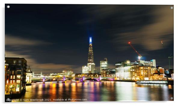 The Shard, London  Acrylic by Sam Westbrook