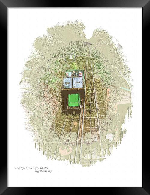 The Lynton and Lynmouth Cliff Railway  Framed Print by graham young