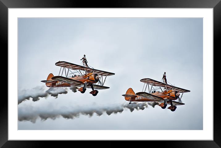 Wing Walkers Framed Mounted Print by Sam Smith