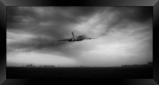 Vulcan Scramble Mono Version Framed Print by J Biggadike